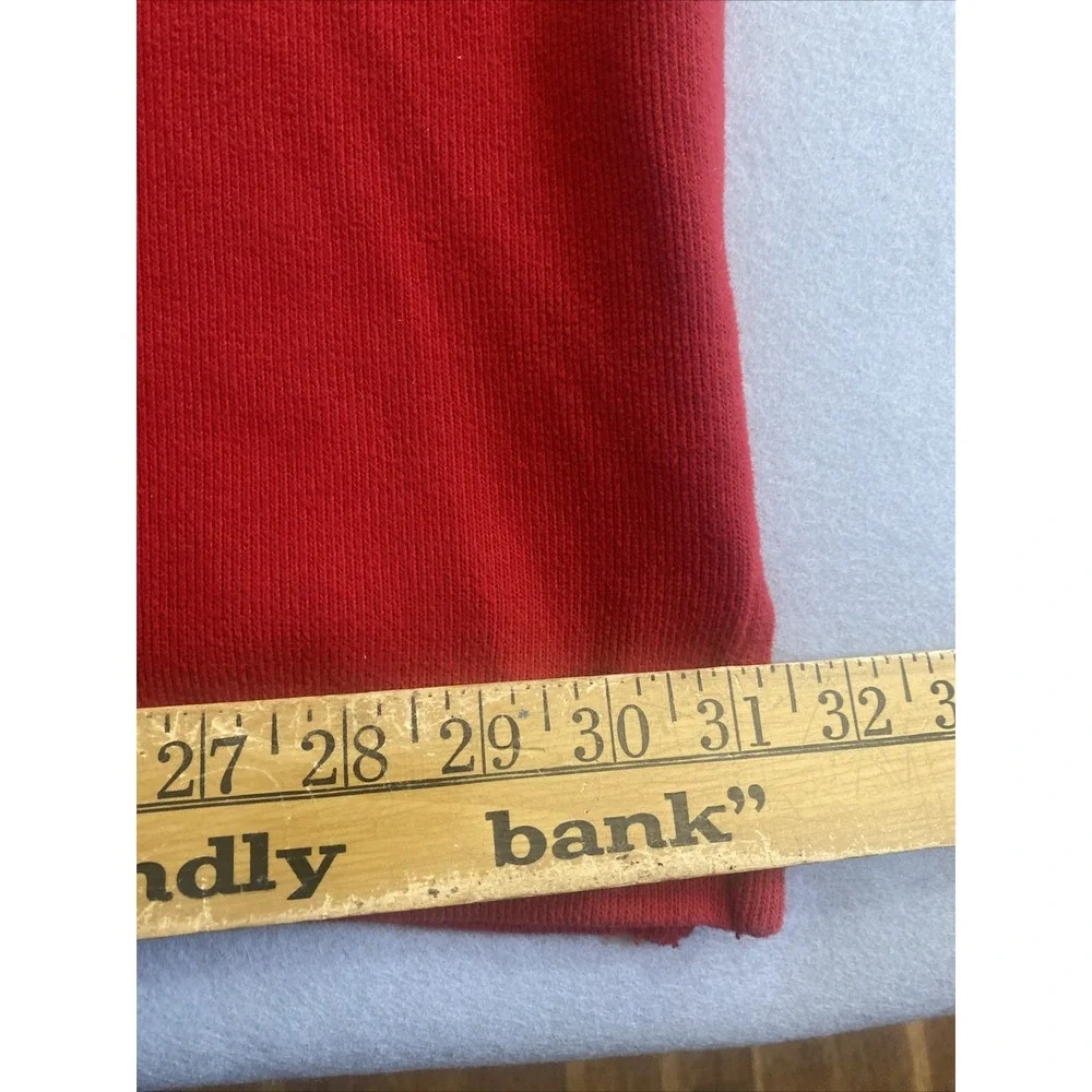 Polo Ralph Lauren 1/4 Zip Red Cotton Pullover Men's Size 4XLT  Tall Blue Pony